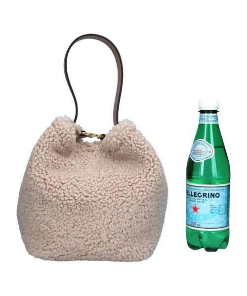 INTER-CHAUSSURES / インター ショシュール ショルダーバッグ | 【LORISTELLA】レザーハンドルムートンバケットバッグ | 詳細13