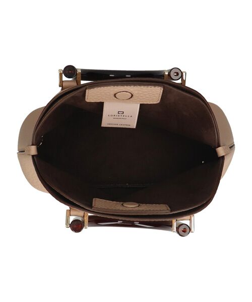 INTER-CHAUSSURES / インター ショシュール ハンドバッグ | 【LORISTELLA】シュリンクレザーハンドバッグ | 詳細8