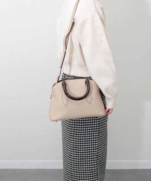 INTER-CHAUSSURES / インター ショシュール ハンドバッグ | 【LORISTELLA】シュリンクレザーハンドバッグ | 詳細12