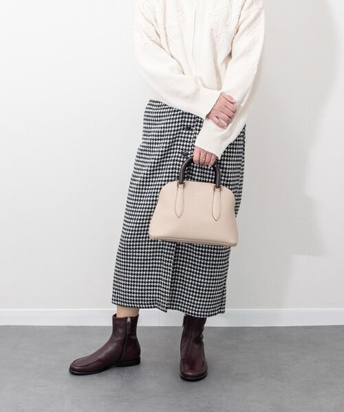 INTER-CHAUSSURES / インター ショシュール ハンドバッグ | 【LORISTELLA】シュリンクレザーハンドバッグ | 詳細13