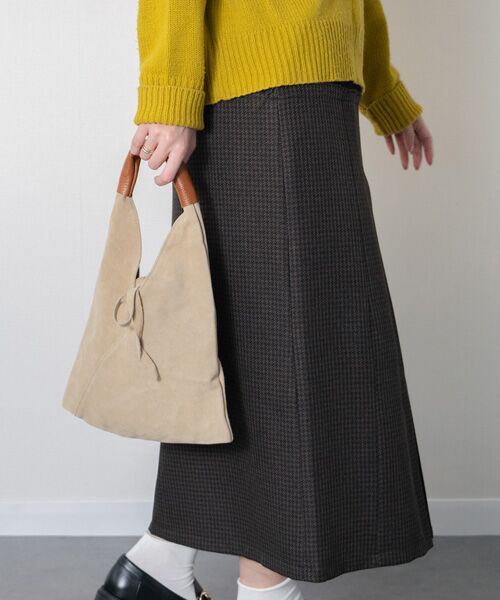 INTER-CHAUSSURES / インター ショシュール ショルダーバッグ | 【Andrea Cardone】スモールサイズスエードバッグ | 詳細9