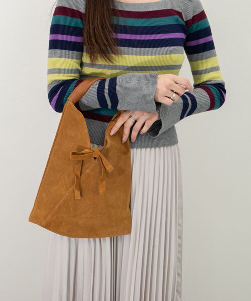 INTER-CHAUSSURES / インター ショシュール ショルダーバッグ | 【Andrea Cardone】スモールサイズスエードバッグ | 詳細20