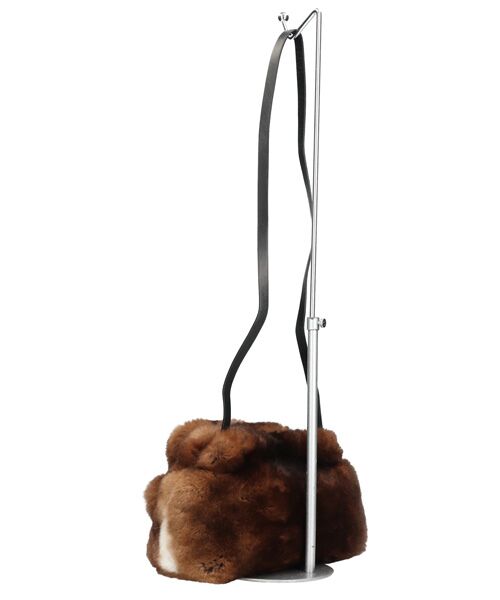 INTER-CHAUSSURES / インター ショシュール ショルダーバッグ | 【ANITA BILARDI】ラビットファーベアバッグ | 詳細4