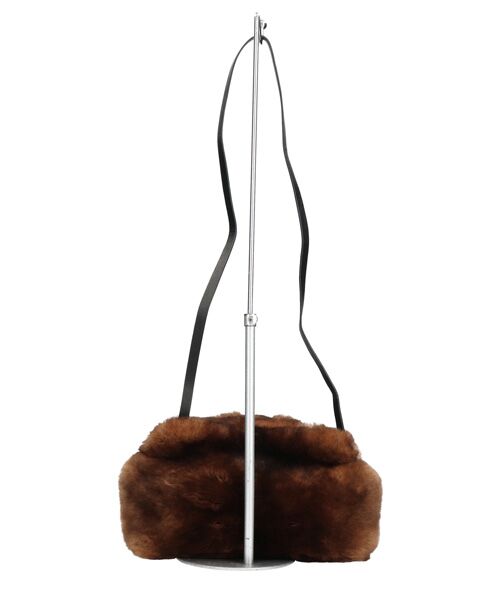 INTER-CHAUSSURES / インター ショシュール ショルダーバッグ | 【ANITA BILARDI】ラビットファーベアバッグ | 詳細5