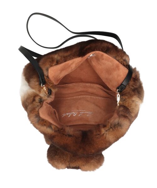 INTER-CHAUSSURES / インター ショシュール ショルダーバッグ | 【ANITA BILARDI】ラビットファーベアバッグ | 詳細9