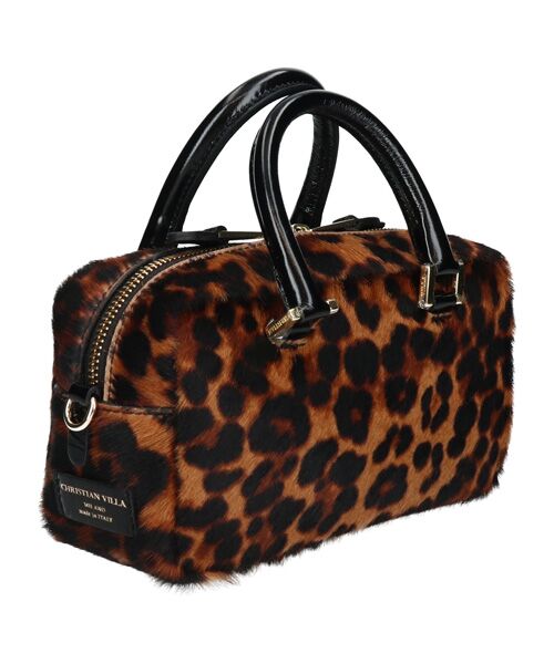 INTER-CHAUSSURES / インター ショシュール ハンドバッグ | 【CHRISTIAN VILLA】レオパード柄スモールサイズハンドバッグ | 詳細3
