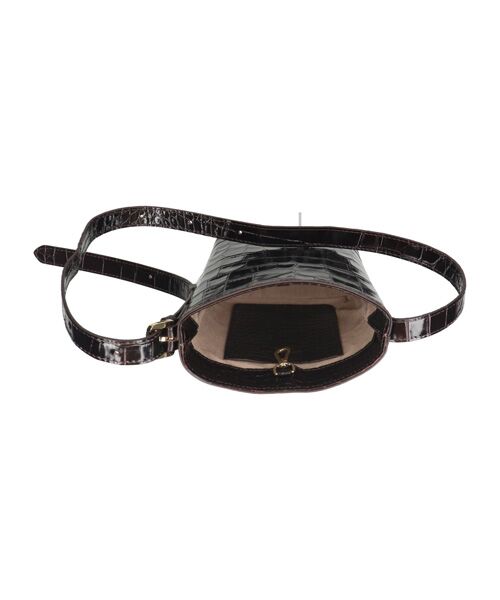 INTER-CHAUSSURES / インター ショシュール ショルダーバッグ | 【CHRISTIAN VILLA】クロコ型押しレザーショルダーバッグ | 詳細8