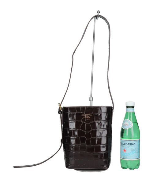 INTER-CHAUSSURES / インター ショシュール ショルダーバッグ | 【CHRISTIAN VILLA】クロコ型押しレザーショルダーバッグ | 詳細9