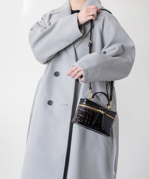 INTER-CHAUSSURES / インター ショシュール ハンドバッグ | 【CHRISTIAN VILLA】ボックスシルエットミニハンドバッグ | 詳細12
