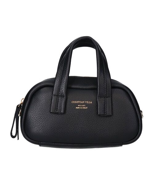 INTER-CHAUSSURES / インター ショシュール ハンドバッグ | 【CHRISTIAN VILLA】シュリンクレザーミニハンドバッグ | 詳細1