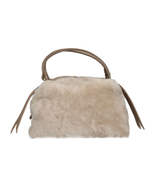 INTER-CHAUSSURES / インター ショシュール ハンドバッグ | 【RIPANI】レザーコンビスモールサイズムートンバッグ | 詳細1