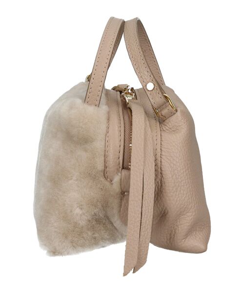 INTER-CHAUSSURES / インター ショシュール ハンドバッグ | 【RIPANI】レザーコンビスモールサイズムートンバッグ | 詳細3