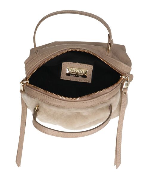 INTER-CHAUSSURES / インター ショシュール ハンドバッグ | 【RIPANI】レザーコンビスモールサイズムートンバッグ | 詳細8