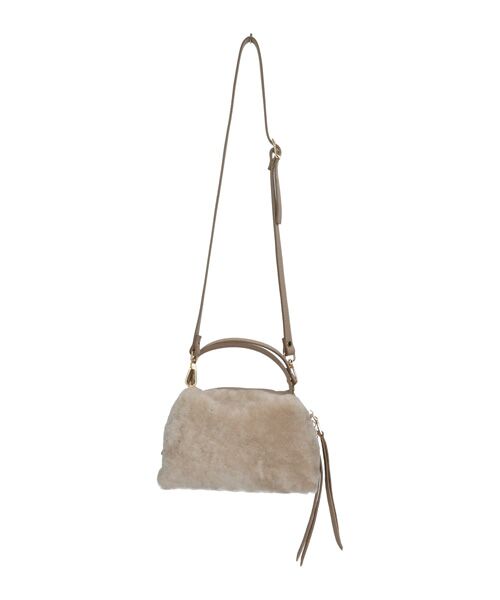 INTER-CHAUSSURES / インター ショシュール ハンドバッグ | 【RIPANI】レザーコンビスモールサイズムートンバッグ | 詳細10