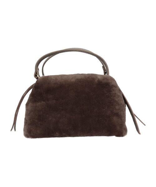 INTER-CHAUSSURES / インター ショシュール ハンドバッグ | 【RIPANI】レザーコンビスモールサイズムートンバッグ | 詳細14