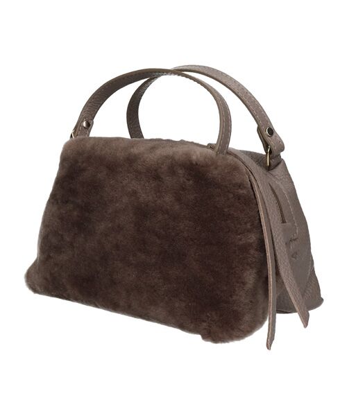 INTER-CHAUSSURES / インター ショシュール ハンドバッグ | 【RIPANI】レザーコンビスモールサイズムートンバッグ | 詳細15