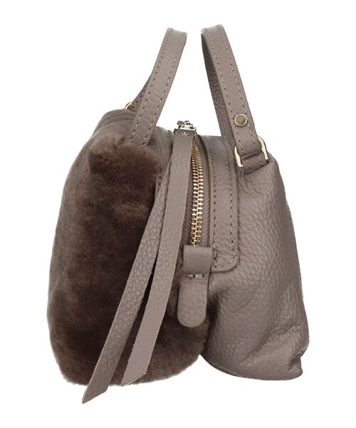 INTER-CHAUSSURES / インター ショシュール ハンドバッグ | 【RIPANI】レザーコンビスモールサイズムートンバッグ | 詳細16