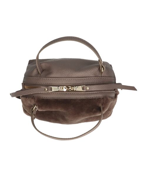 INTER-CHAUSSURES / インター ショシュール ハンドバッグ | 【RIPANI】レザーコンビスモールサイズムートンバッグ | 詳細19