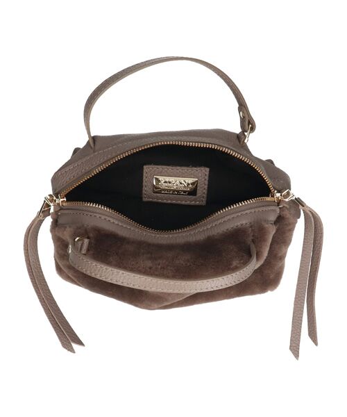 INTER-CHAUSSURES / インター ショシュール ハンドバッグ | 【RIPANI】レザーコンビスモールサイズムートンバッグ | 詳細20