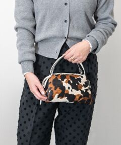 INTER-CHAUSSURES / インター ショシュール ハンドバッグ | 【RIPANI】レザーコンビスモールサイズハンドバッグ