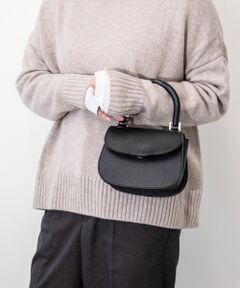 INTER-CHAUSSURES / インター ショシュール ハンドバッグ | 【LORISTELLA】シュリンクレザーミニフラップバッグ