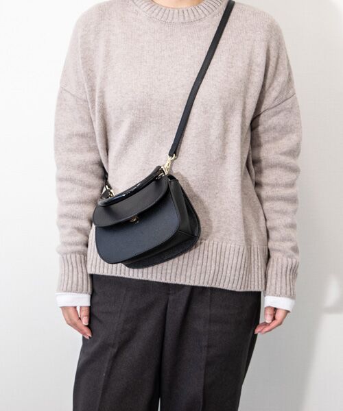 INTER-CHAUSSURES / インター ショシュール ハンドバッグ | 【LORISTELLA】シュリンクレザーミニフラップバッグ | 詳細12