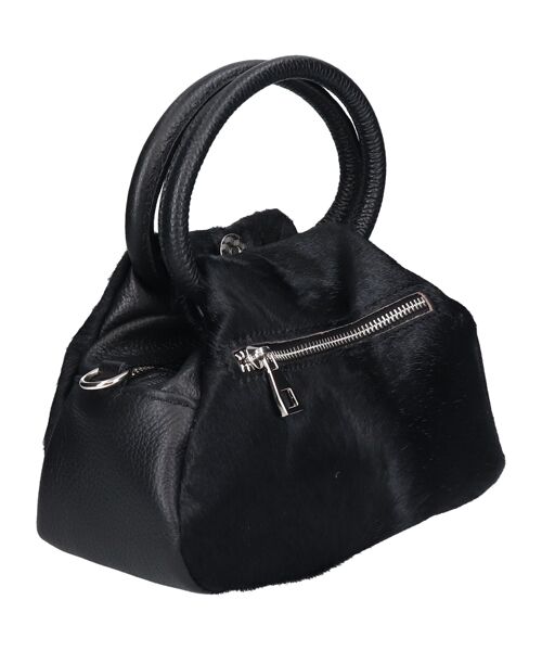 INTER-CHAUSSURES / インター ショシュール ハンドバッグ | 【Andrea Cardone】異素材コンビハンドバッグ | 詳細3