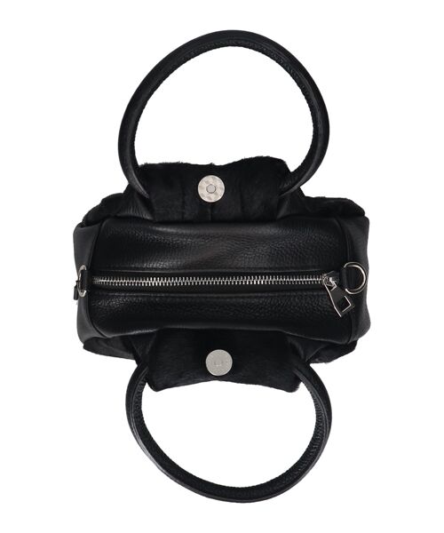 INTER-CHAUSSURES / インター ショシュール ハンドバッグ | 【Andrea Cardone】異素材コンビハンドバッグ | 詳細7