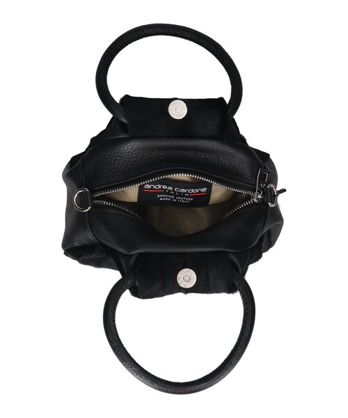 INTER-CHAUSSURES / インター ショシュール ハンドバッグ | 【Andrea Cardone】異素材コンビハンドバッグ | 詳細8