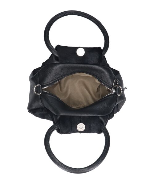 INTER-CHAUSSURES / インター ショシュール ハンドバッグ | 【Andrea Cardone】異素材コンビハンドバッグ | 詳細9