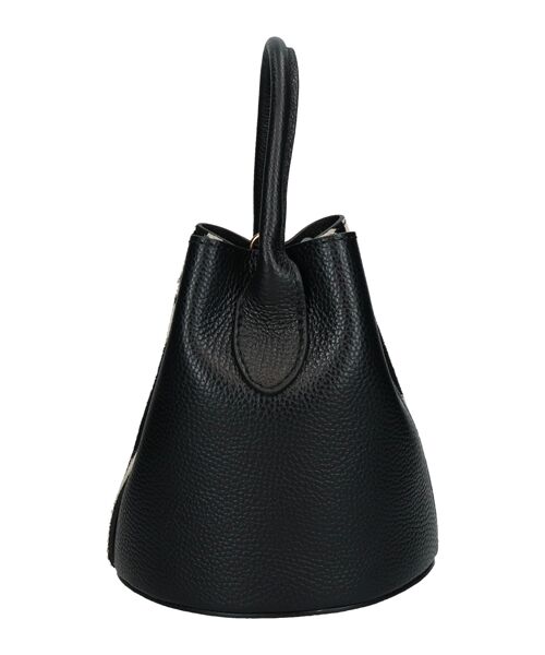 INTER-CHAUSSURES / インター ショシュール ハンドバッグ | 【Andrea Cardone】異素材コンビバケットバッグ | 詳細3