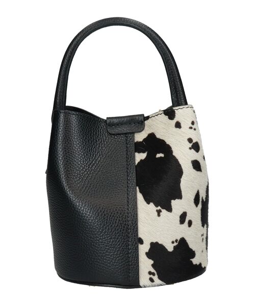 INTER-CHAUSSURES / インター ショシュール ハンドバッグ | 【Andrea Cardone】異素材コンビバケットバッグ | 詳細5