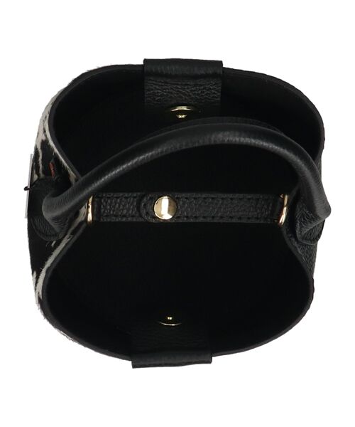 INTER-CHAUSSURES / インター ショシュール ハンドバッグ | 【Andrea Cardone】異素材コンビバケットバッグ | 詳細8