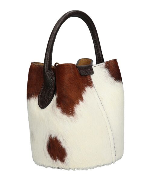 INTER-CHAUSSURES / インター ショシュール ハンドバッグ | 【Andrea Cardone】異素材コンビバケットバッグ | 詳細3