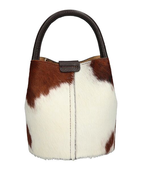 INTER-CHAUSSURES / インター ショシュール ハンドバッグ | 【Andrea Cardone】異素材コンビバケットバッグ | 詳細4