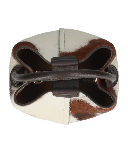 INTER-CHAUSSURES / インター ショシュール ハンドバッグ | 【Andrea Cardone】異素材コンビバケットバッグ | 詳細6