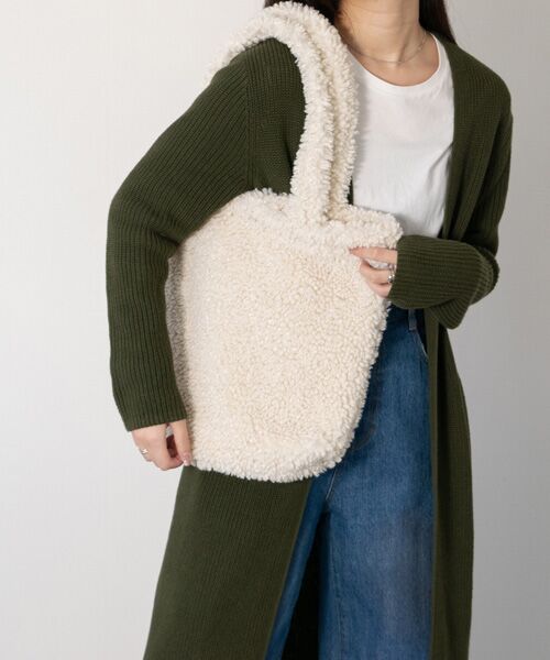 INTER-CHAUSSURES / インター ショシュール トートバッグ | 【Andrea Cardone】ボアトートバッグ | 詳細8