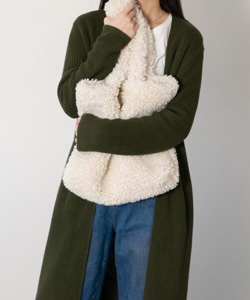 INTER-CHAUSSURES / インター ショシュール トートバッグ | 【Andrea Cardone】ボアトートバッグ | 詳細9