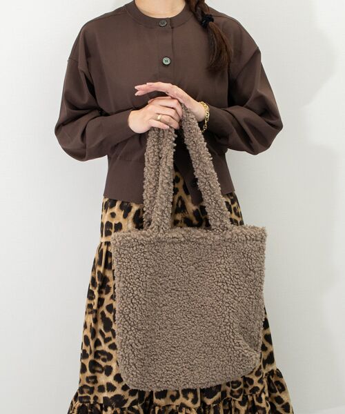 INTER-CHAUSSURES / インター ショシュール トートバッグ | 【Andrea Cardone】ボアトートバッグ | 詳細24