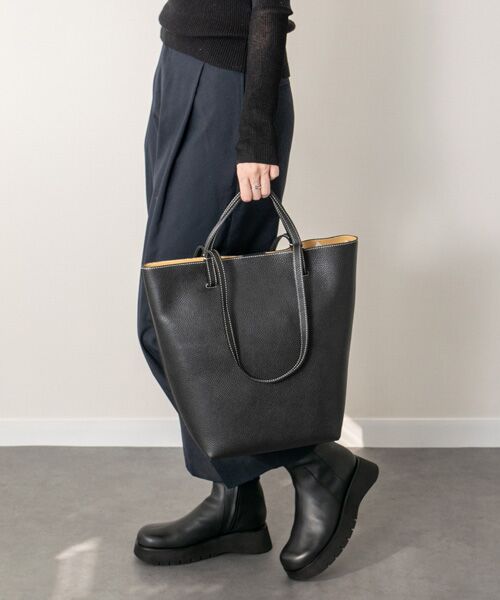 INTER-CHAUSSURES / インター ショシュール トートバッグ | 【Andrea Cardone】シュリンクレザートート | 詳細14