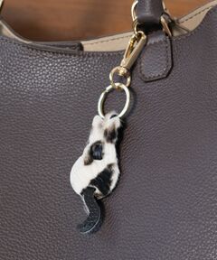 INTER-CHAUSSURES / インター ショシュール チャーム | 【Andrea Cardone】ネコ型レザーキーチャーム