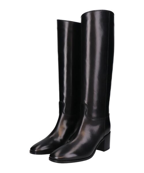 INTER-CHAUSSURES / インター ショシュール ブーツ（ロング丈） | 【SARTORE】ラウンドトウミドルヒールロングブーツ | 詳細1