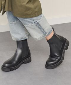 INTER-CHAUSSURES / インター ショシュール ブーツ（ショート丈） | 【CORSO ROMA，9】トラックソールサイドゴアブーツ