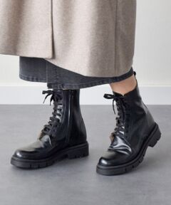 INTER-CHAUSSURES / インター ショシュール ブーツ（ショート丈） | 【CORSO ROMA，9】トラックソールレースアップブーツ