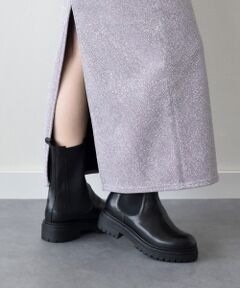 INTER-CHAUSSURES / インター ショシュール ブーツ（ショート丈） | 【CORSO ROMA，9】厚底サイドゴアショートブーツ