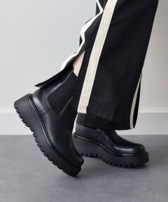 INTER-CHAUSSURES / インター ショシュール ブーツ（ショート丈） | 【CORSO ROMA，9】厚底サイドゴアブーツ