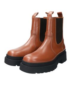 INTER-CHAUSSURES / インター ショシュール ブーツ（ショート丈） | 【CORSO ROMA，9】トラックソールサイドゴアショートブーツ