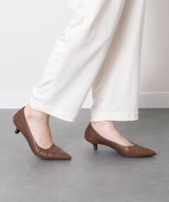 INTER-CHAUSSURES / インター ショシュール パンプス | 【CORSO ROMA，9】ポインテッドトウシャーリングパンプス