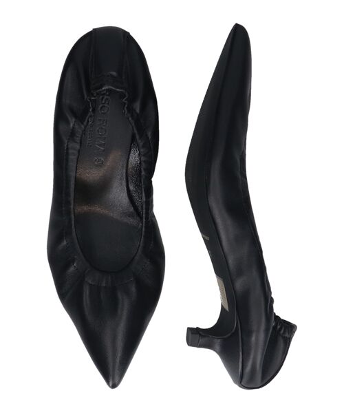 INTER-CHAUSSURES / インター ショシュール パンプス | 【CORSO ROMA，9】ポインテッドトウシャーリングパンプス | 詳細7