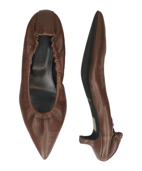 INTER-CHAUSSURES / インター ショシュール パンプス | 【CORSO ROMA，9】ポインテッドトウシャーリングパンプス | 詳細16